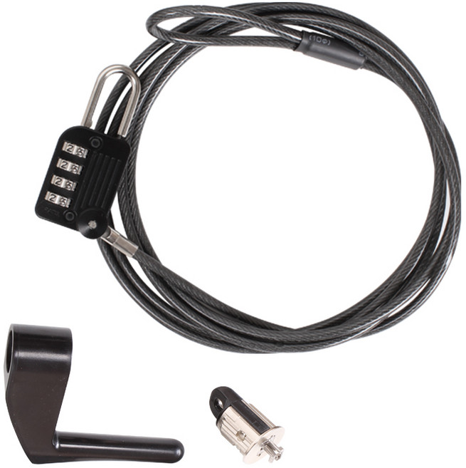 노트케이스 노트북 켄싱턴락 잠금장치 델타19N, 블랙, 1개