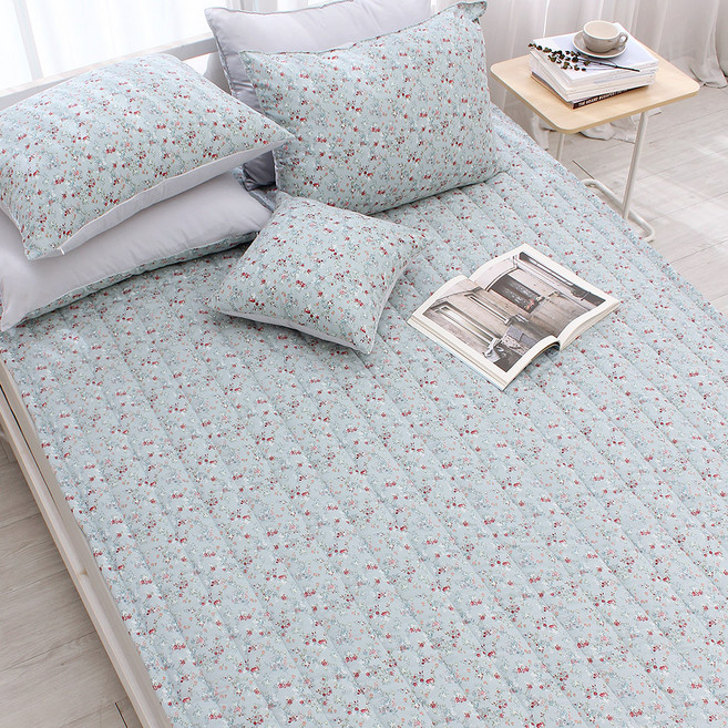 슈에뜨룸 먼지없는 세미마이크로 밴딩 침대패드, 라라스 민트