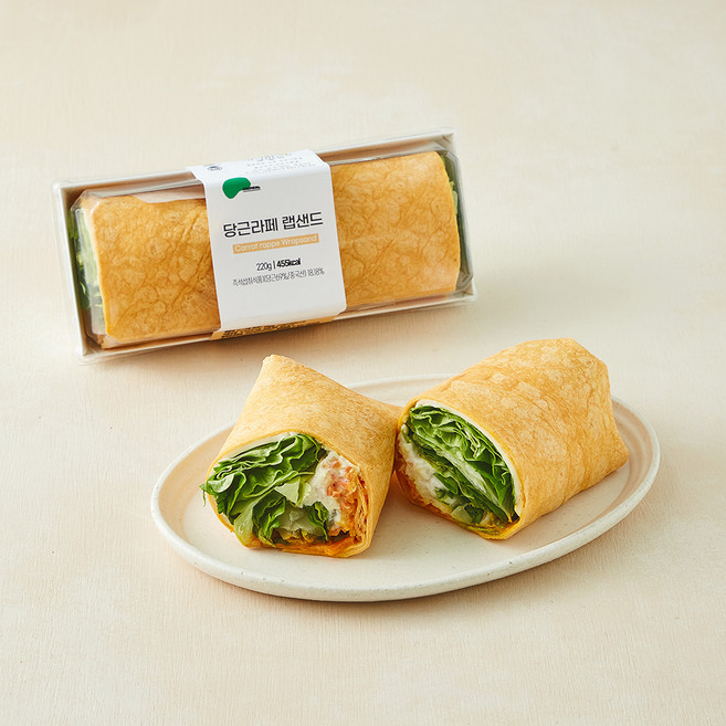 프레밀 당근라페 랩샌드, 220g, 1개