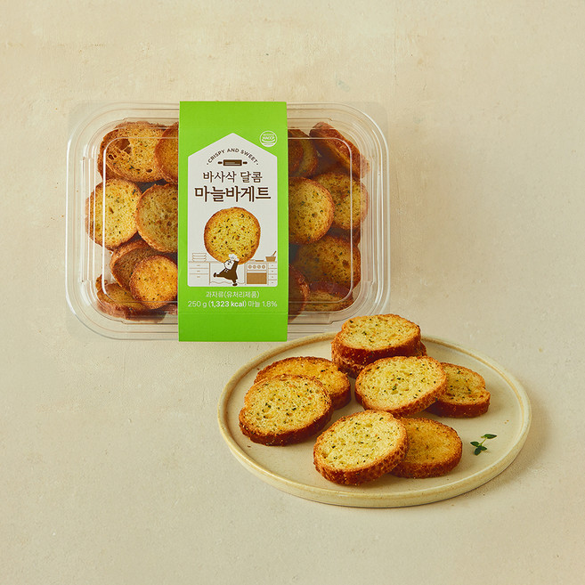 바사삭 달콤 갈릭바게트, 250g, 1개, 1개입