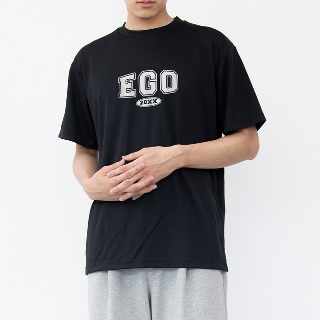험블스튜디오 남성용 냉감 통기성 EGO 기능성 반팔 운동 쿨 티셔츠 KK_99_300