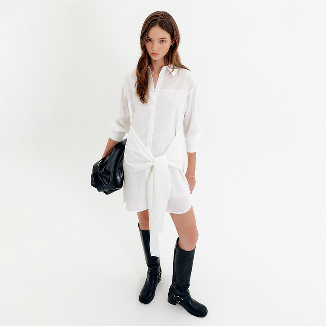 룩캐스트 여성용 디아킨 랩 셔츠 드레스