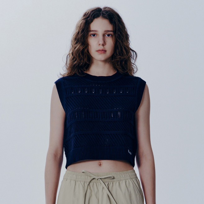 MaritheFrancoisGirbaud 女款 W CROCHET KNIT VEST