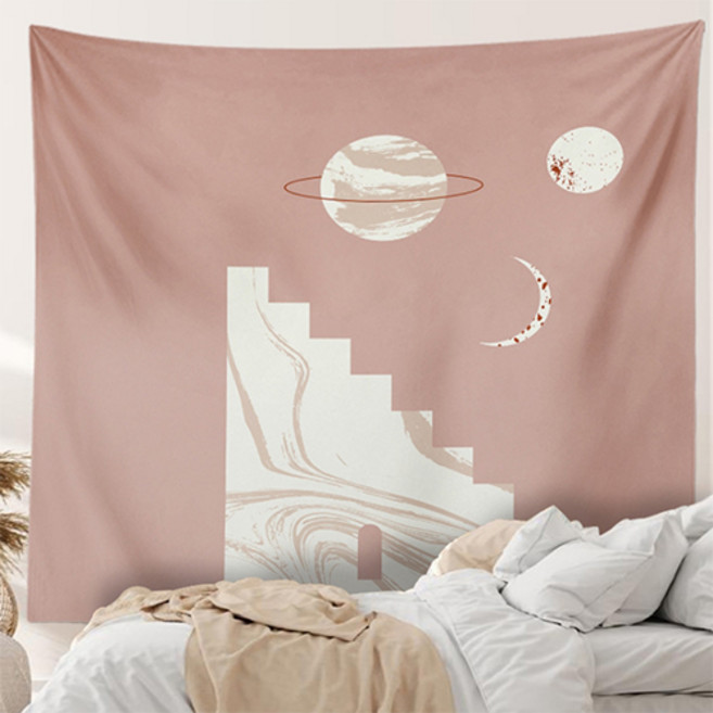 에어 북유럽 패턴 디자인 패브릭 포스터 플러시 천, TYPE L