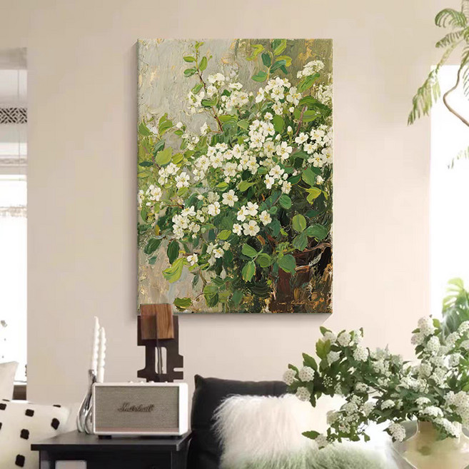 엑스터 자연 힐링 인테리어 모던 벽장식 캔버스 액자, 플라워F