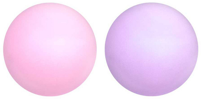 LDX 夢幻粉彩瑜珈球 2件組, 粉色 + 紫色