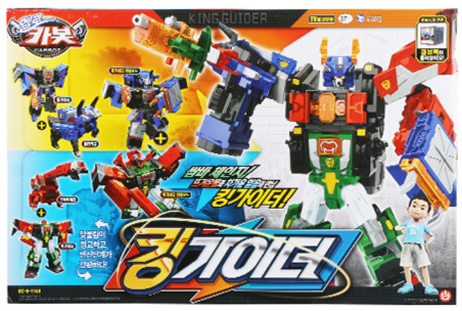 헬로카봇 킹가이더 로봇장난감, 혼합색상, 1개