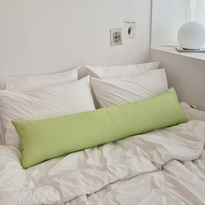 아임리빙 시어서커 네츄럴 다용도 바디필로우, 라임그린