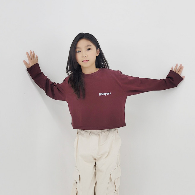 나노핏 여아용 위스퍼 크롭티