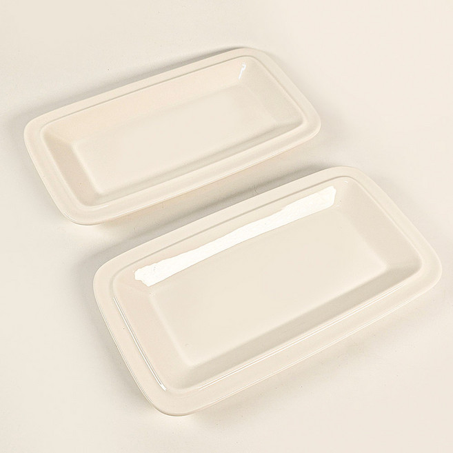 시라쿠스 메이플 생선접시, 화이트, 2개