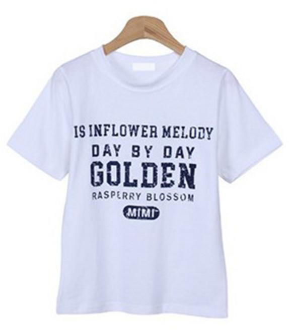 여성용 라라온 서너스 프린팅 반팔 티셔츠