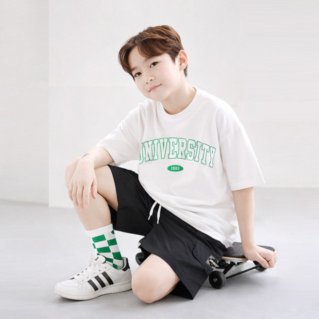 나나주니 라운드넥 유니버 유니크 5부바지 상하의 세트