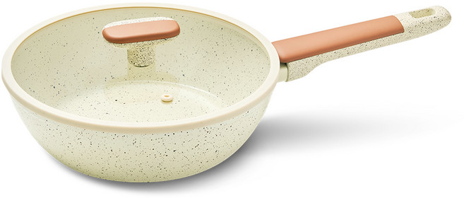 델라고 바닐라빈 세라믹 인덕션 소테팬, 24cm, 1개