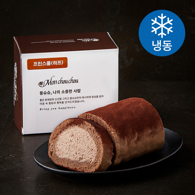 Monchouchou 프린스롤 하프 (냉동), 200g, 1개