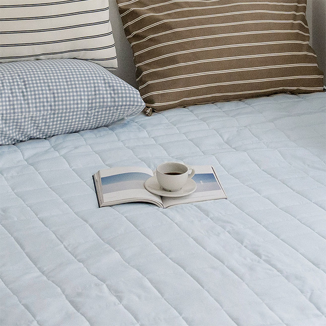 아임베딩 메리 부드럽고 먼지없는 누빔 매트리스 커버