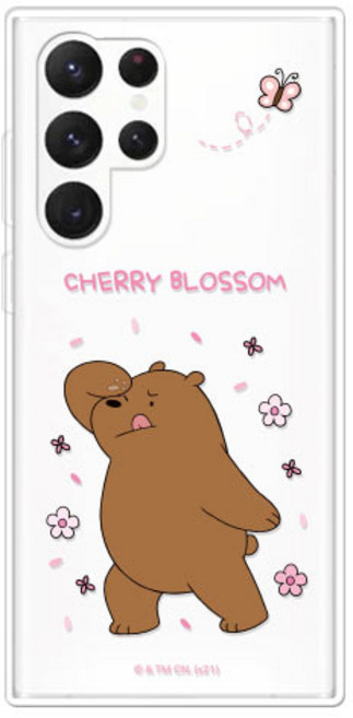 코쿼드 위베어베어스 체리블라썸 클리어 휴대폰 케이스