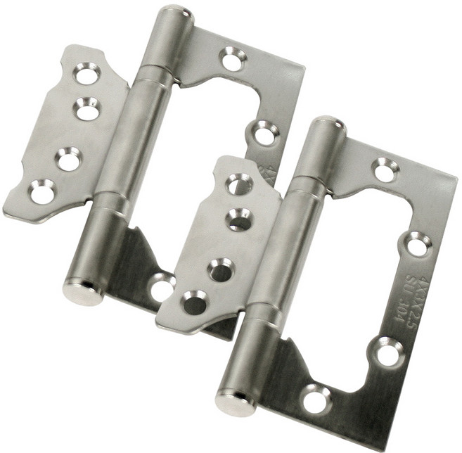 스텐 이지 경첩 2p + 설치용 피스, 1세트
