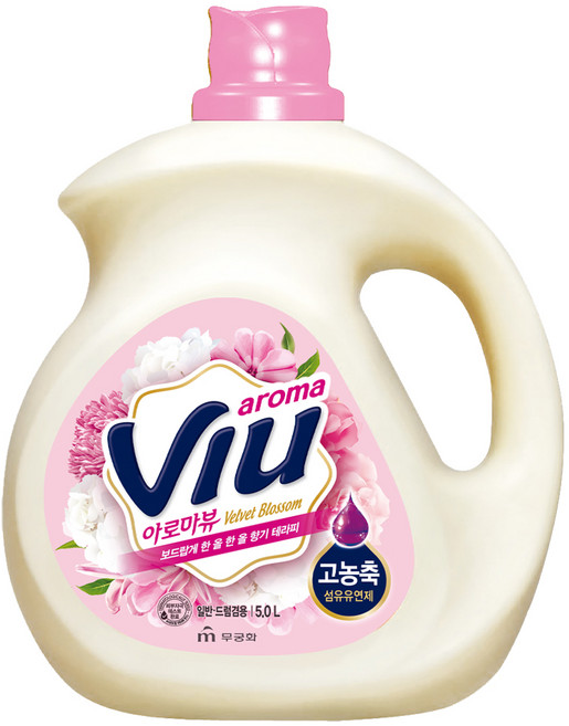 아로마뷰 무궁화 섬유유연제 벨벳 블라썸 본품, 1개, 5L