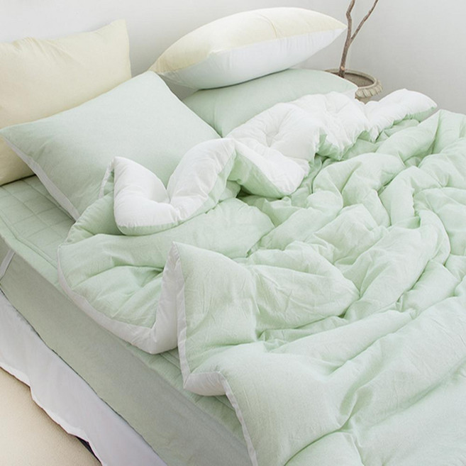 柔軟蘭精天絲莫代爾玉米纖維薄被, 薄荷綠