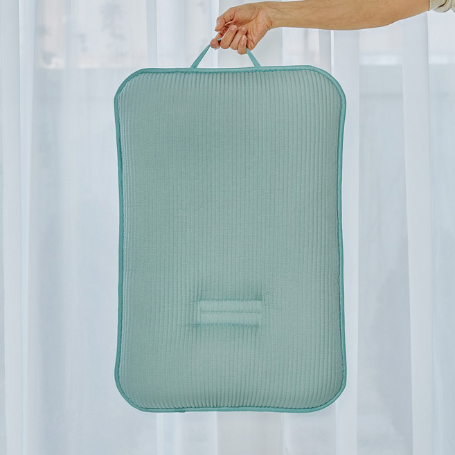 캥거루루 아기 역류방지 태열관리 쿠션 침대, 민트