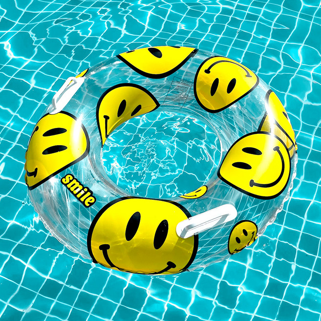 bayb 아동용 조이풀 원형 튜브, 투명, 1개