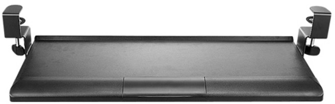 코시 슬라이드 키보드 받침대 ST4035, 블랙, 1개
