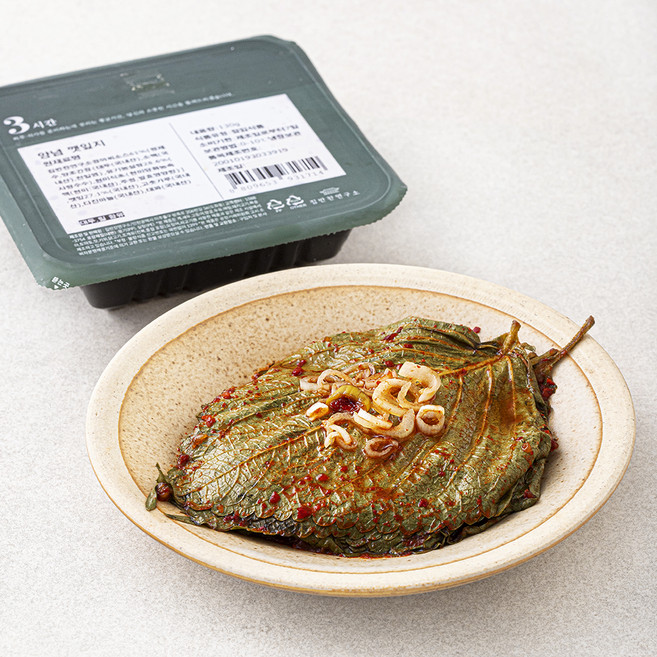 집반찬연구소 양념 깻잎지, 130g, 1개