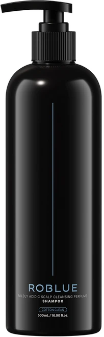 로블루 약산성 두피청정 퍼퓸샴푸 클린코튼향, 500ml, 1개 - 쿠팡