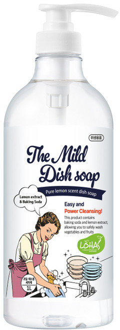 생활공식 더 마일드 주방세제, 1L, 1개