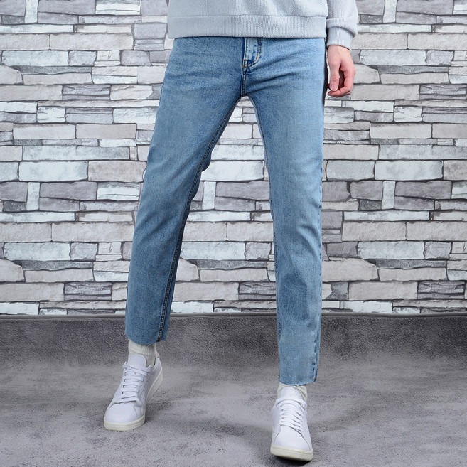 Townclo 男士九分剪裁牛仔褲 J6602