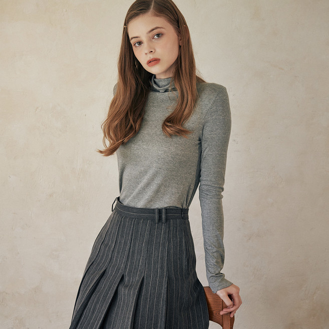 오앨 여성용 WOOL SPAN TURTLENECK 티셔츠