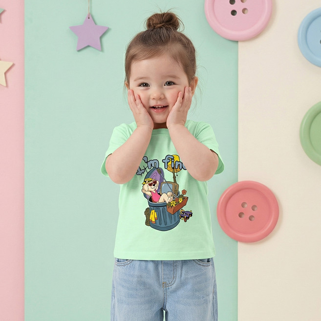 아임 파인 반팔 티셔츠