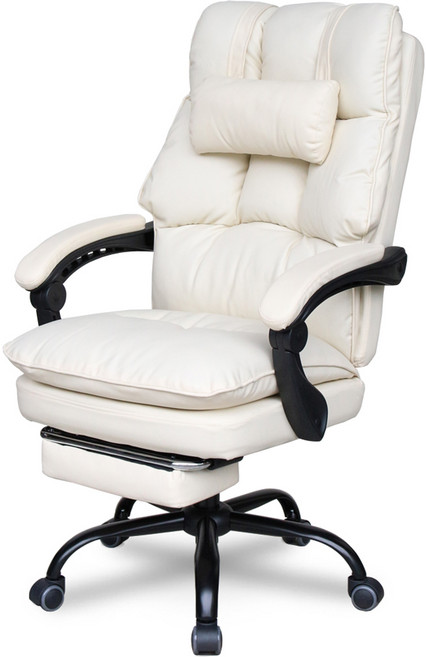 Vaian 床型椅 電腦高級辦公用躺椅 k-001, 象牙白