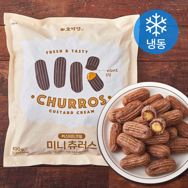 호떡당 커스터드 미니 츄러스 (냉동), 400g, 1개입, 1개