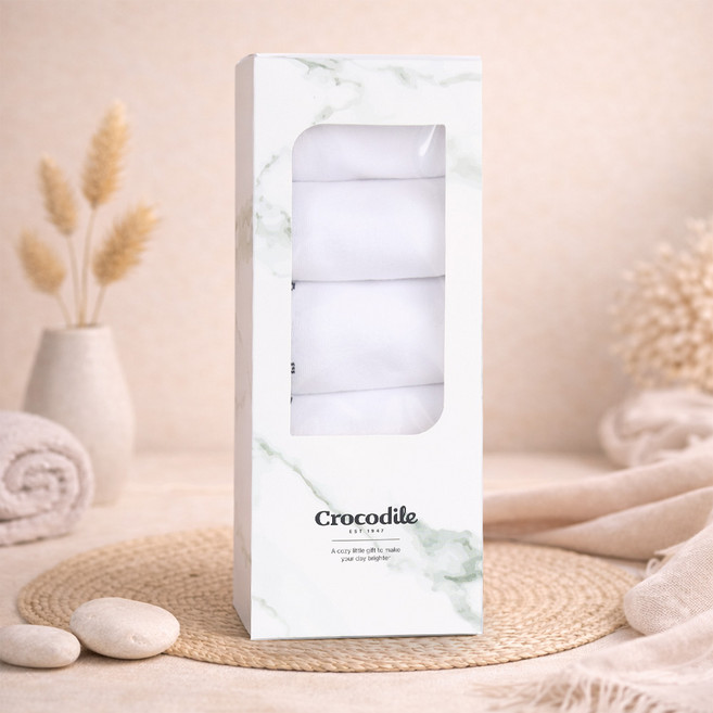 크로커다일 여성용 밴딩 무지 단목양말 5켤레 선물세트 CD286
