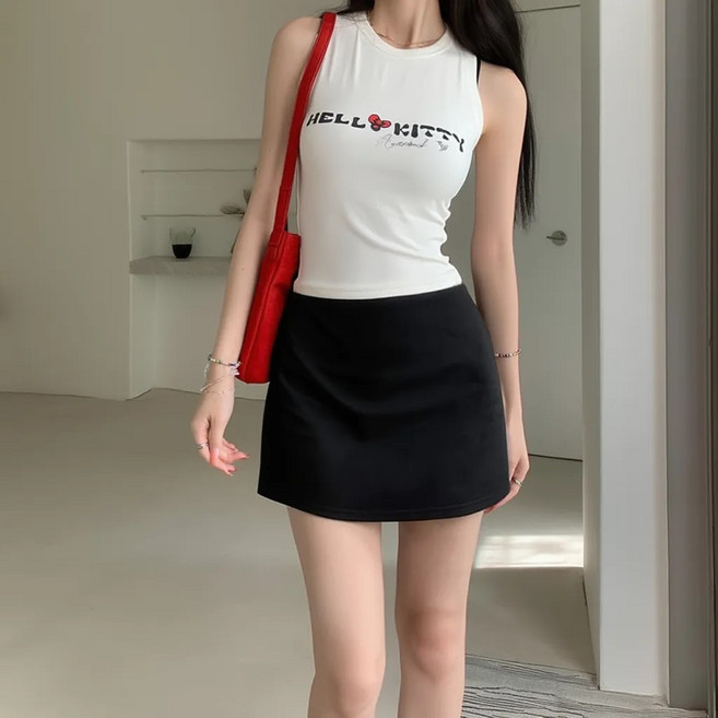 unheve 女款基本款修身迷你裙