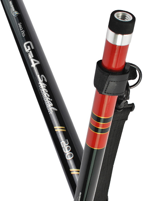 해동 씨프로 스페셜 뜰채대 G-4 290, 레드 + 블랙