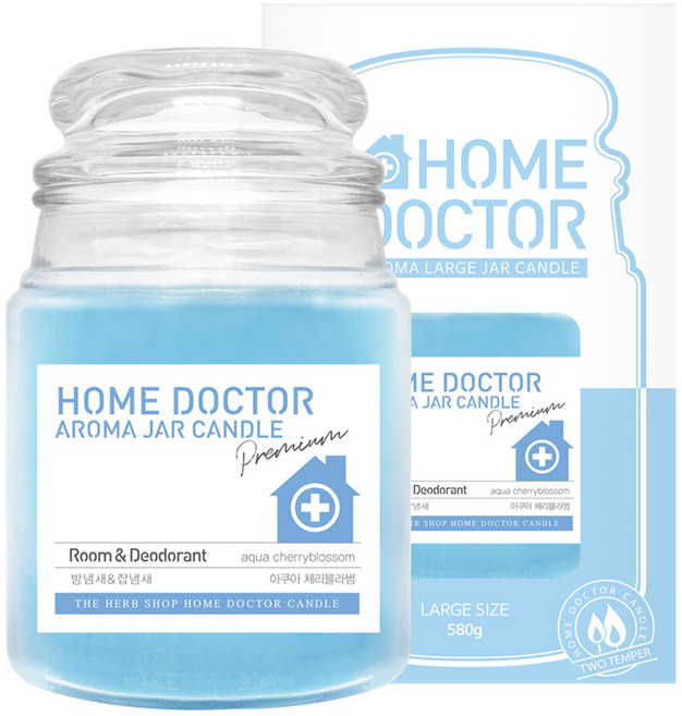 THE HERB SHOP Home Doctor 香氛罐裝蠟燭, 房間異味&雜味, 1個