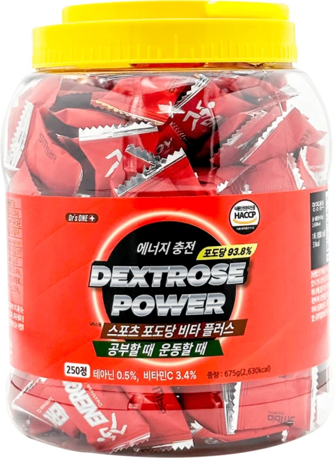 닥터스원 스포츠 포도당 비타 플러스 캔디, 675g, 1개 - 쿠팡