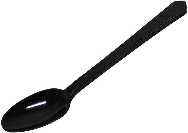 생활미소 위생수저 검정, 100개입, 1개