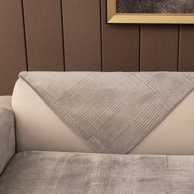 러빙랩 벨루즈 극세사 모던 쇼파패드 1인용