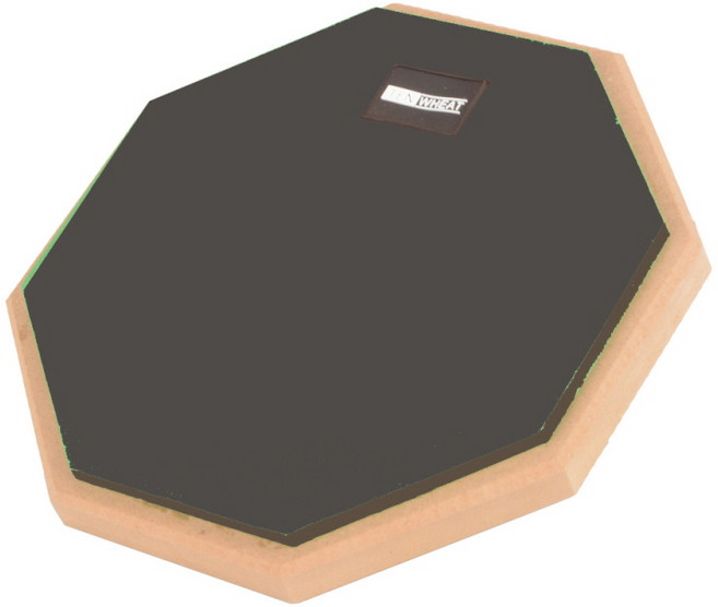보그링 드럼 연습용 패드 20cm, 블랙, 1개
