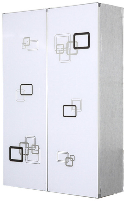 Giftcan 拼圖浴室收納櫃 470, 1個, 白色