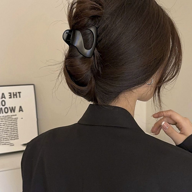 디아더컬러 커브 라운드 메탈 집게핀 AC_009