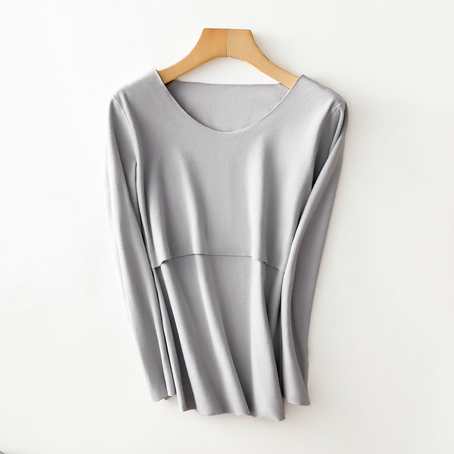 에이홉 임산부 따뜻 수유 티셔츠