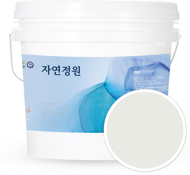 자연정원 AERO 차열 방수 단열 친환경 페인트, 1개, 10kg, 그레이화이트