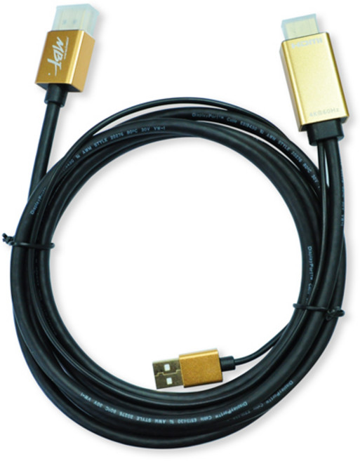 엠비에프 HDMI 2.0 to DP 케이블 MBF-HUDP02, 1개, 2m