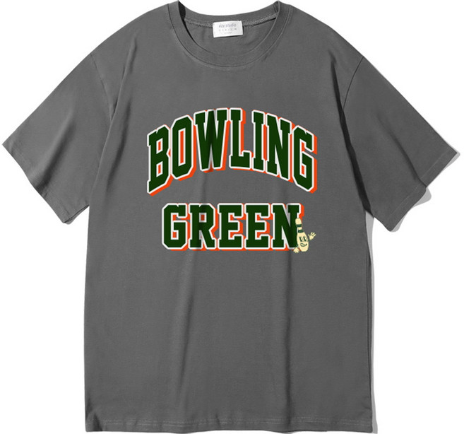 이지스튜디오 볼링그린 W 20수 코튼 오버핏 빅사이즈 통기성 반팔 티셔츠