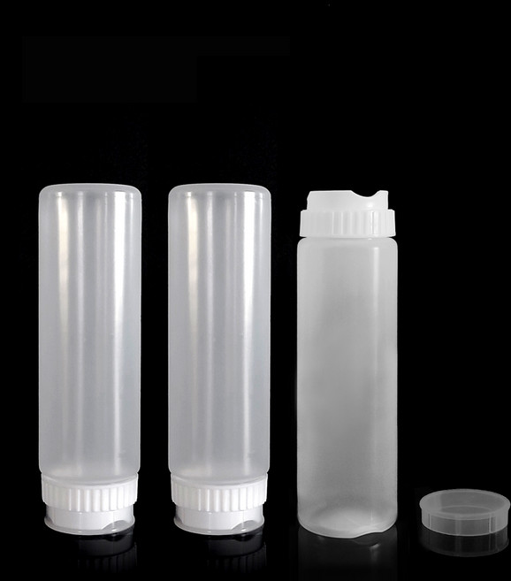 월포 거꾸로 쓰는 소스통 싱글, 3개, 470ml