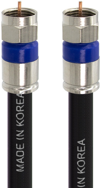 솔탑 국산 고급형 RF 안테나 블랙 TV 동축 수제작 케이블 2M, SOLTOP-467, 1개